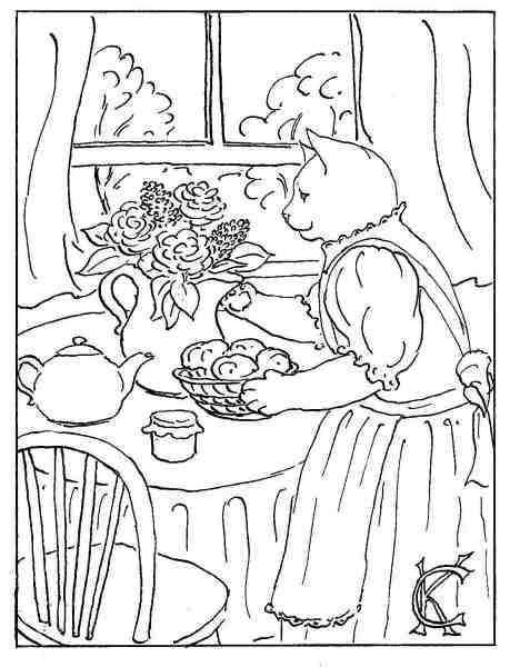 table setting coloring pages - photo #8
