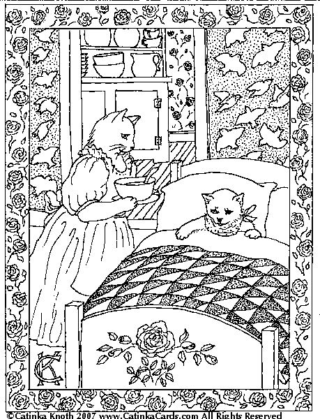 hallmark coloring pages get well - photo #45