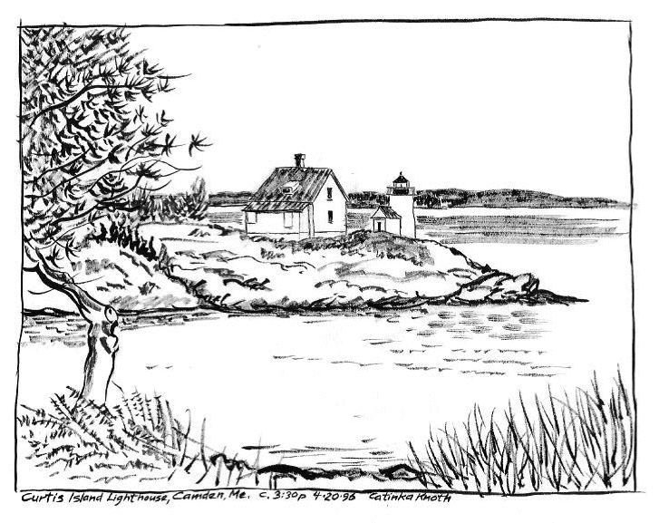 maine lighthouses coloring pages - photo #4