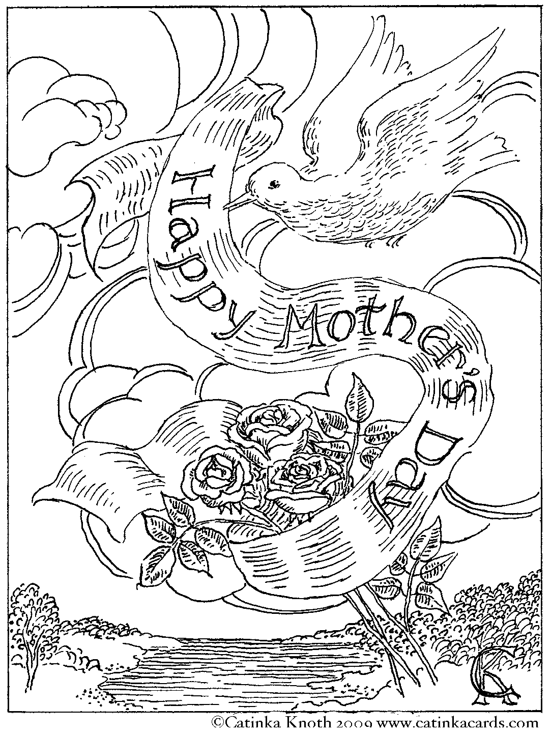 Fun 4 The Children Mother S Day Coloring Pages Part Ii