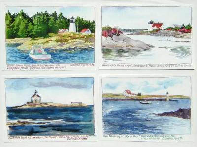 Boothbay Harbor Lighthouses