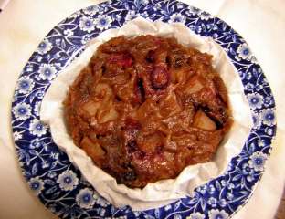 apple cranberry torte photo