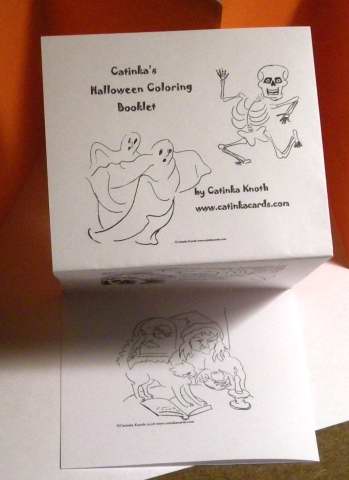 Catinka's Halloween coloring booklet