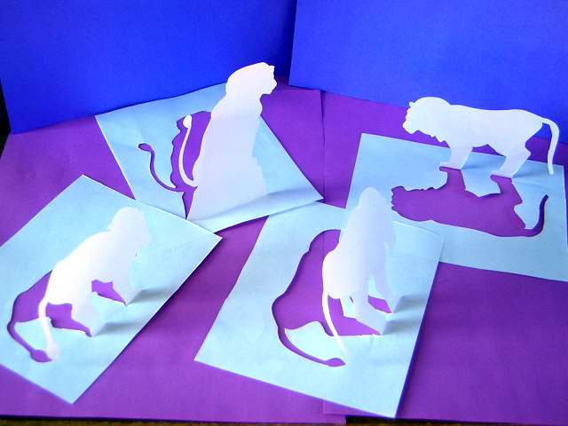 lions papercuts