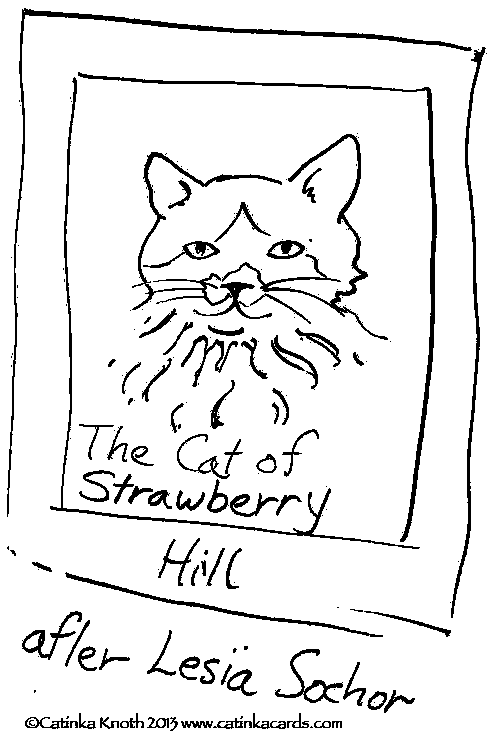 Cat of Strawberry Hill Maine drawing demo sm