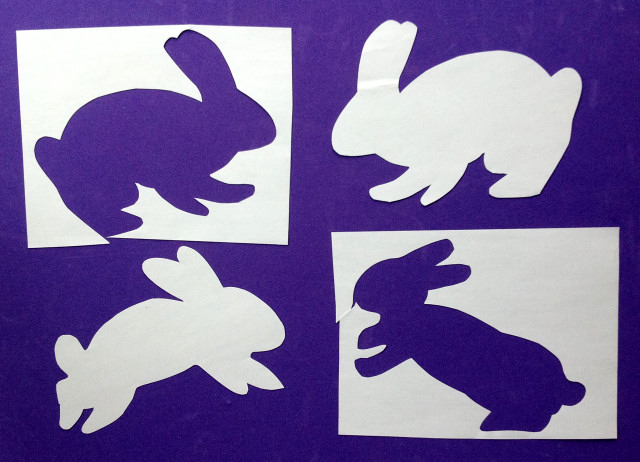 April Spring and Easter art by Catinka Knoth 01 Rabbit Papercuts