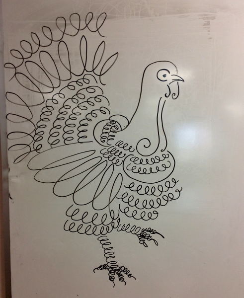 Thanksgiving demo drawings by Catinka Knoth