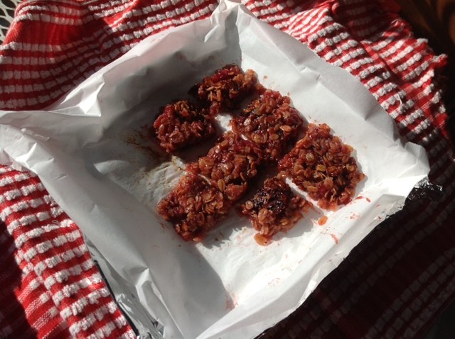 strawberry oatmeal squares