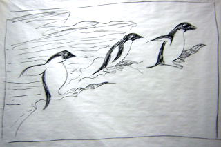 penguins art