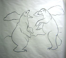 polar bears art