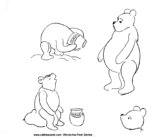 winnie-the-pooh stories, drawing after E.L. Shepard