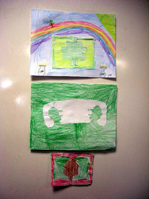 St. Patrick's Day Kids art