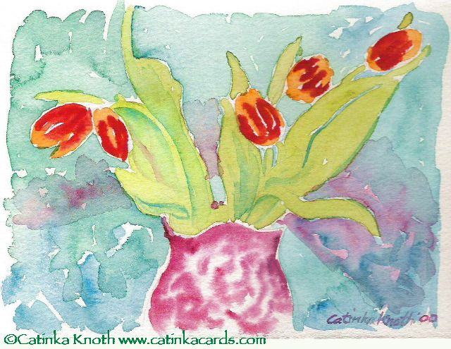 tulip painting