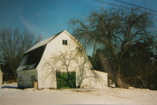 Vermont winter barn photo