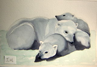 polar bears art